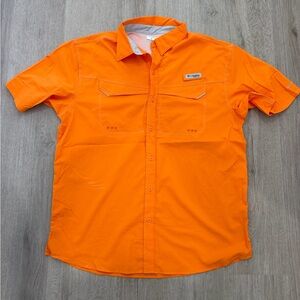 Columbia Men's Vibrant Orange Casual Shirt